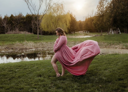 Mauve Pink Aletris Gown