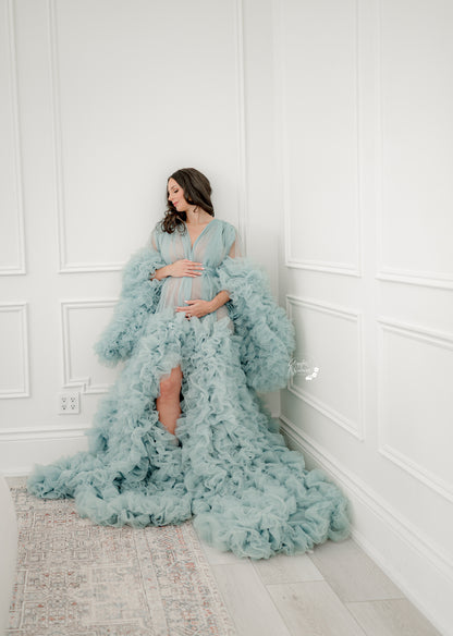 Baby Blue Barbara Gown