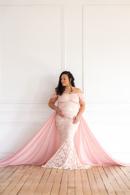 Dusty Pink Papoula Gown
