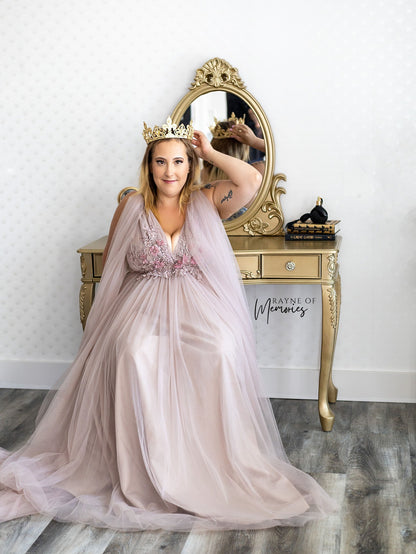 Dusty Pink Beth Gown - 