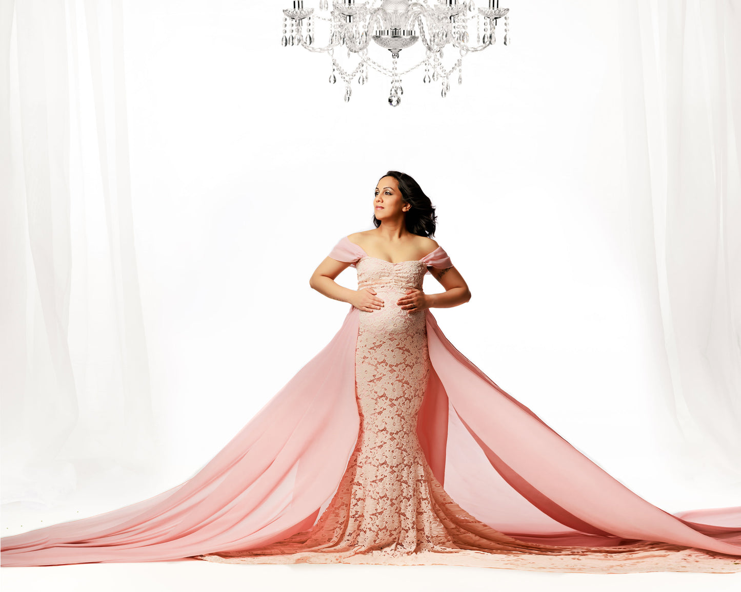 Dusty Pink Papoula Gown