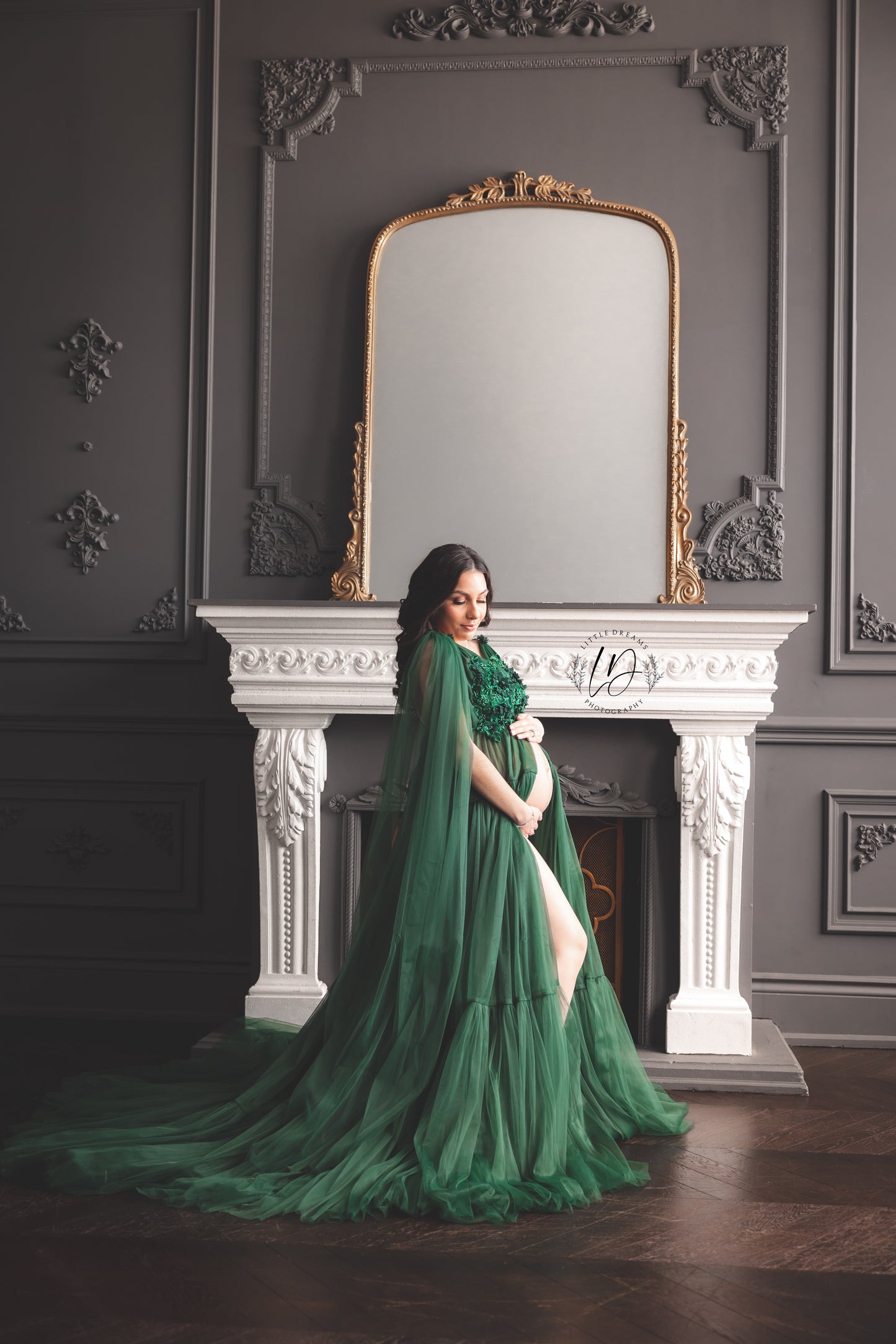 Emerald Wisteria Gown