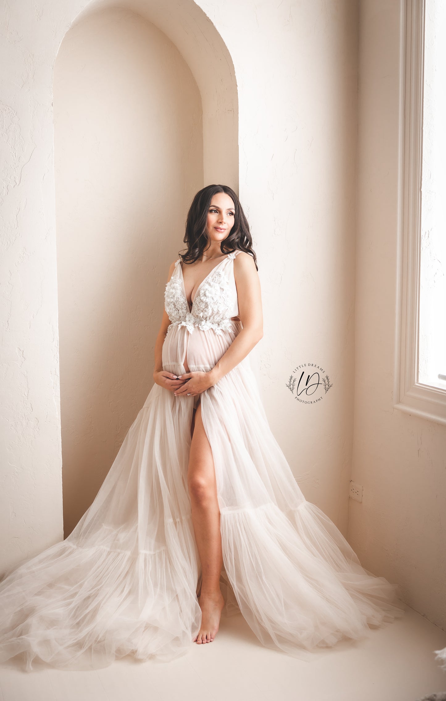 Ivory Wisteria Gown