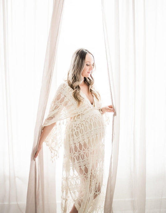 Boho Maternity Two Piece Outfit