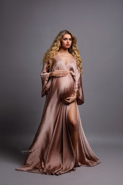Dusty Pink Convalleria Dress - Maternity Gown